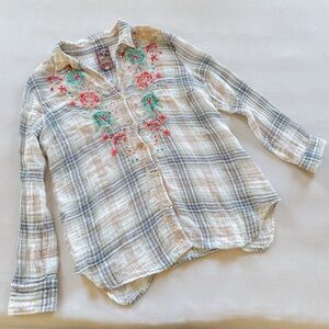 Johnny Was Embroidered 3j Workshop Gauzy size M 036-C